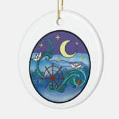 真のアールヌーボー水 セラミックオーナメント (左)