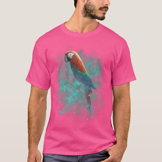 真のオウム宇宙銀河系天の宇宙として Tシャツ (正面)