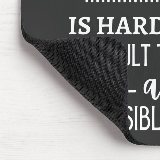 真のコーチ素晴らしは懸命の発見 マウスパッド (コーナー)