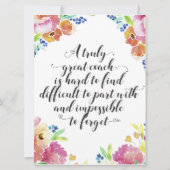 真のコーチ素晴らしー引用文コーチ感謝していユーギフト カード (正面)