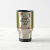 真のコーチ素晴らしー引用文コーチ感謝していユーギフト トラベルマグ (中央)