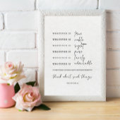 真のサインは聖書の聖句 ポスター