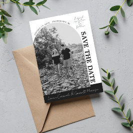 真のシンプルモダン3白黒 セーブザデート