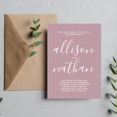 真のシンプルヴィンテージムーヴミニマル結婚リスト 招待状