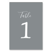 真のシンプル結婚1の石板番号 テーブルナンバー (裏面)