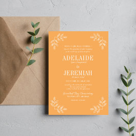 真のシンプル6ソルベ結婚ットフローラ 招待状