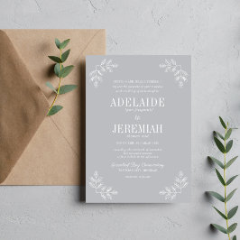 真のシンプル6フローラ優れた結婚の 招待状