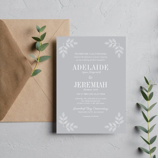 真のシンプル6フローラ優れた結婚の 招待状