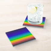 真のスペク太陽のトル ガラスコースター (アングル)