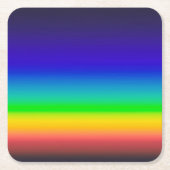 真のスペク太陽のトル スクエアペーパーコースター (正面)