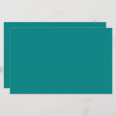 真のティール(緑がかった色) (正面/裏面)