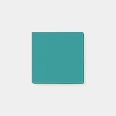 真のティール(緑がかった色) ポストイット (正面)