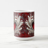 真のハートバレンタインのコーヒーマグ コーヒーマグカップ (中央)