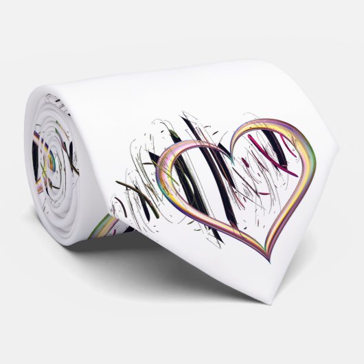 真のハート ネクタイ (ロール)
