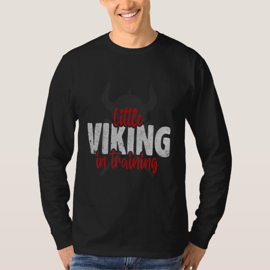 真のバイキングはヴァルハラに来て敵を恐れない Tシャツ (正面)