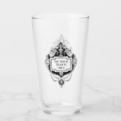 真のパブピントである醸造 タンブラーグラス (正面)