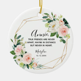 真のパーソナライズされた友達はセラと遠く離れてはいない セラミックオーナメント