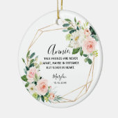 真のパーソナライズされた友達はセラと遠く離れてはいない セラミックオーナメント (左)