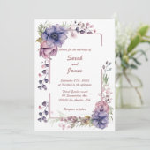 真のフローラ夢:結婚式招待状 招待状 (スタンド正面)