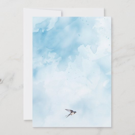 真のプリンセス誕生日パーティーの招待状 招待状 (裏面)