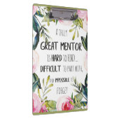 真のメンター素晴らしギフトメンター感謝引用文 クリップボード (右)