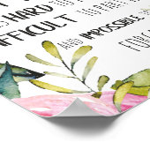 真のメンター素晴らしギフトメンター感謝引用文 ポスター (角)