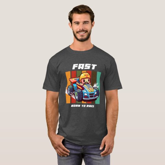 真のモータースポーツファン向けTシャツ Tシャツ (正面フル)