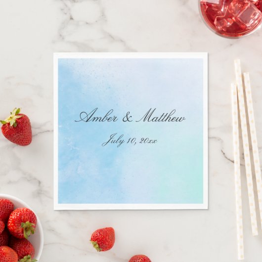 真のラブブルー スタンダードランチョンナプキン (インサイチュ)