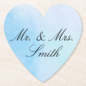 真のラブブルー ペーパーコースター (正面)