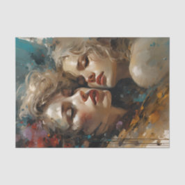 真のレズビアン愛の切り離 薄葉紙