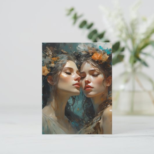 真のレズビアン愛好家 ポストカード (スタンド正面)