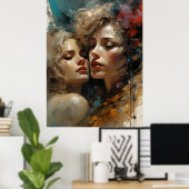 真のレズビアン愛 ポスター (ホームオフィス)