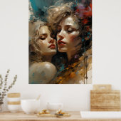 真のレズビアン愛 ポスター (キッチン)