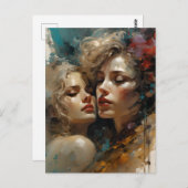 真のレズビアン愛 ポストカード (正面/裏面)