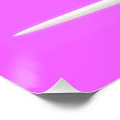 真のロマンス詩のパターンのピンク ポスター (コーナー)