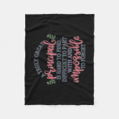 真の主素晴らし義は見つける懸命 フリースブランケット (正面)