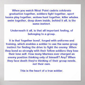 真の兵士のハート ポスター