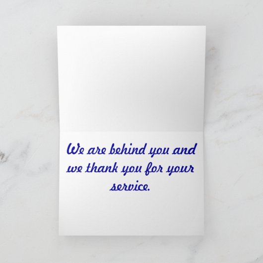 「真の兵士」カード カード (内部)