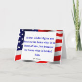 「真の兵士」カード カード (正面)