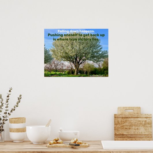 真の勝利が存在する場所。 ポスター (キッチン)