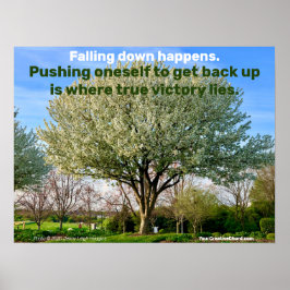 真の勝利が存在する場所。 ポスター