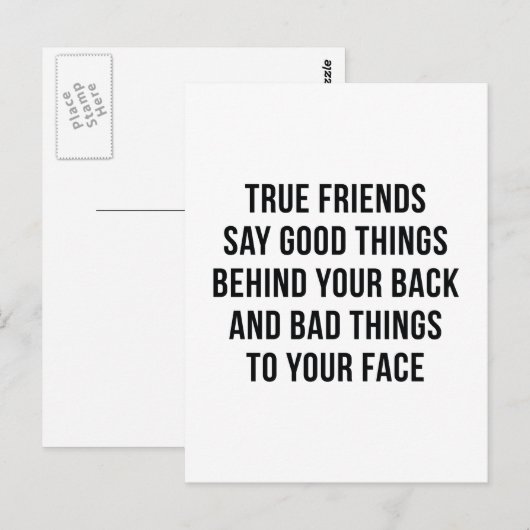 真の友だち ポストカード (正面/裏面)