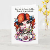 真の友に勝るものは無い カード (黄色い花)