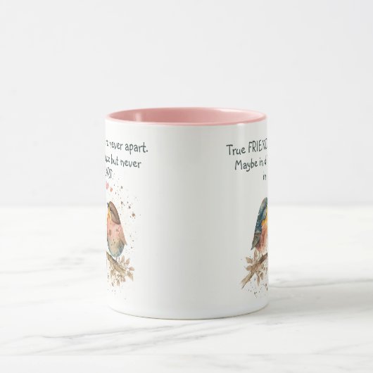 真の友は遠くにいるかも知れない マグカップ (中央)