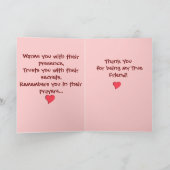 真の友へのカード カード (内部)