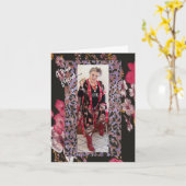 真の友人の誕生日ウィッシュ折り返しグリーティングカード カード (黄色い花)