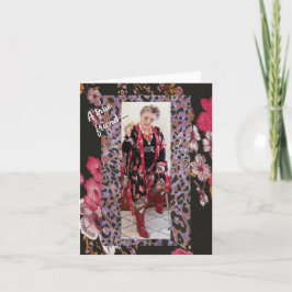 真の友人の誕生日ウィッシュ折り返しグリーティングカード カード