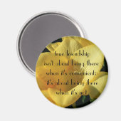 真の友好磁石 マグネット (正面/裏面)