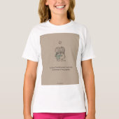 "真の友情の引用Tシャツ" Tシャツ (正面)