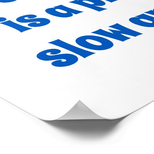 真の友情は成長の遅い植物である – 友人 ポスター (角)